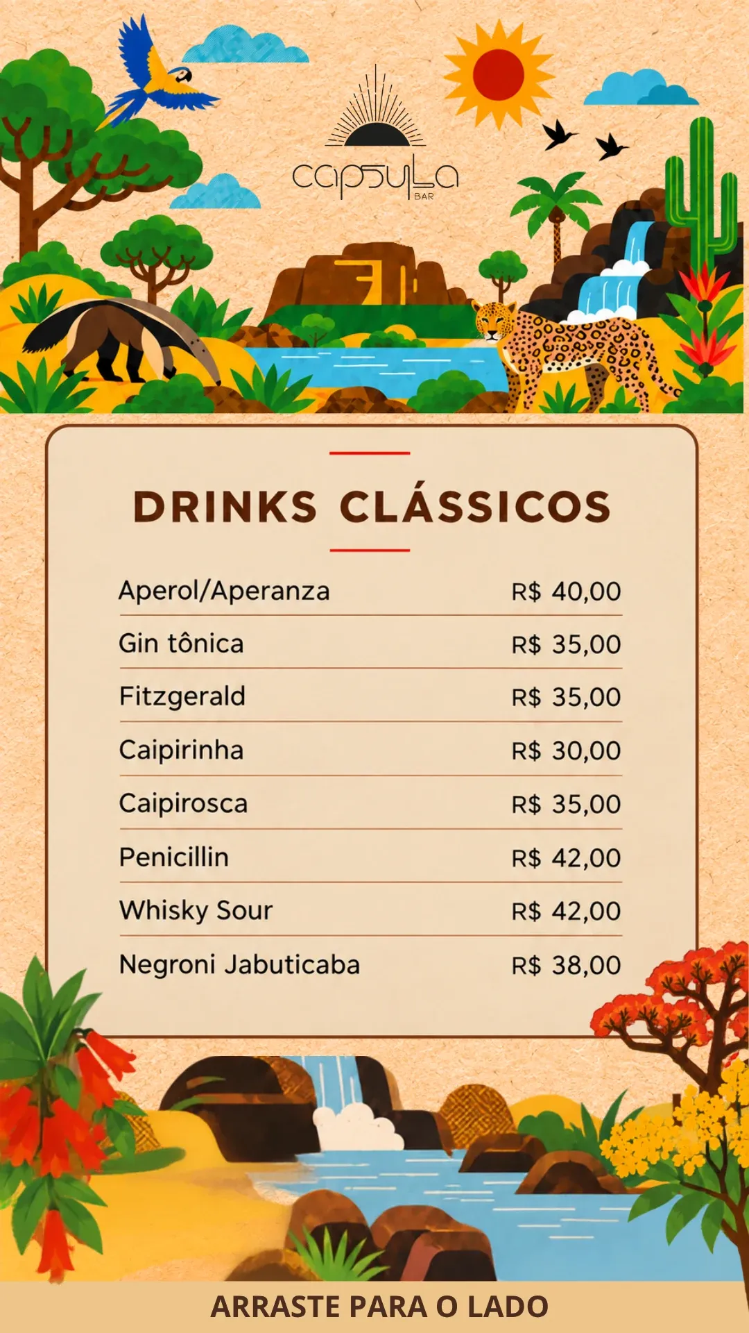 Drinks clássicos