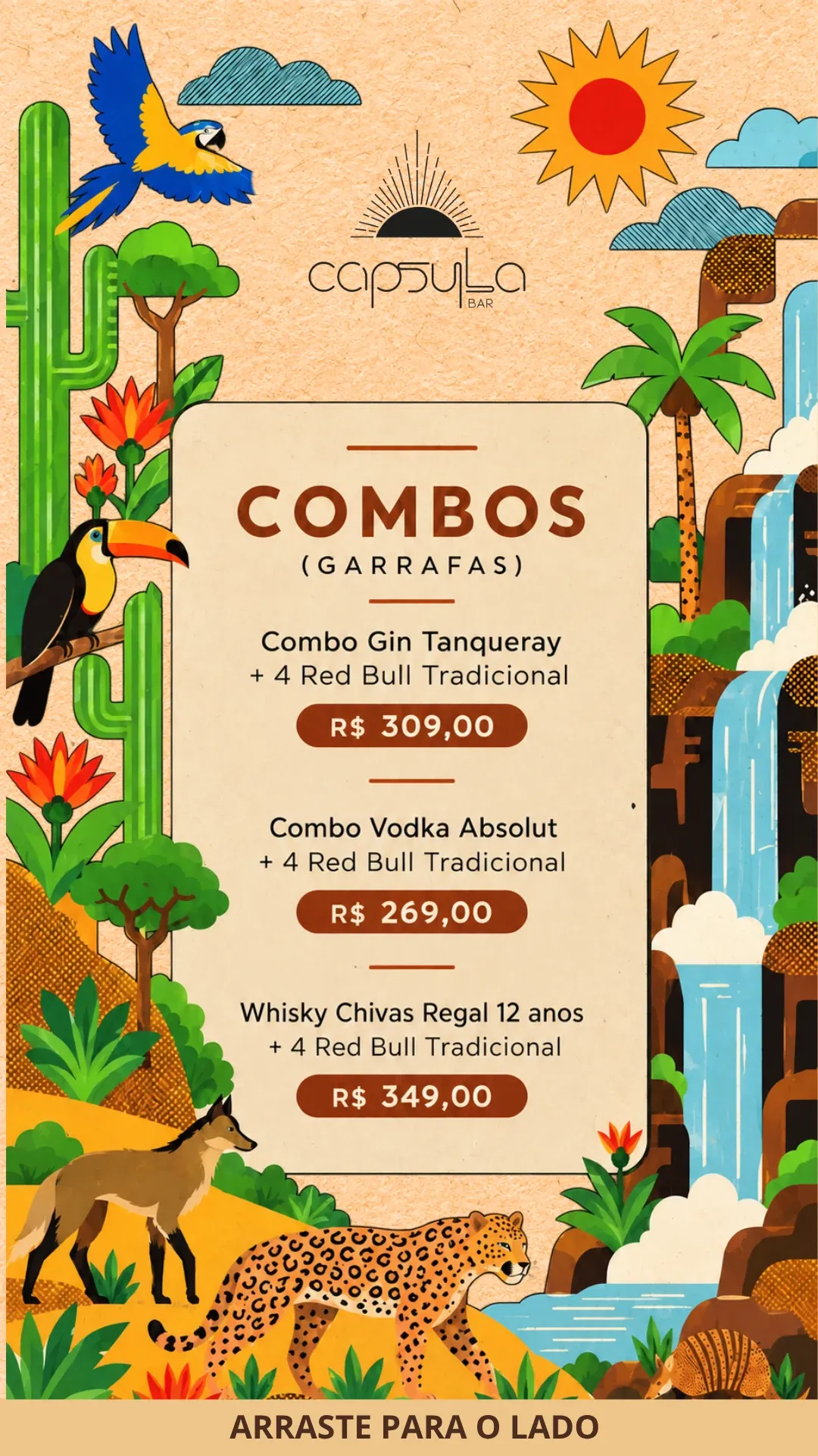 Combos de garrafas